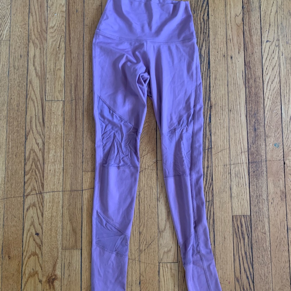 Mika Yogawear Highwaisted Mesh Panel Yoga Pants